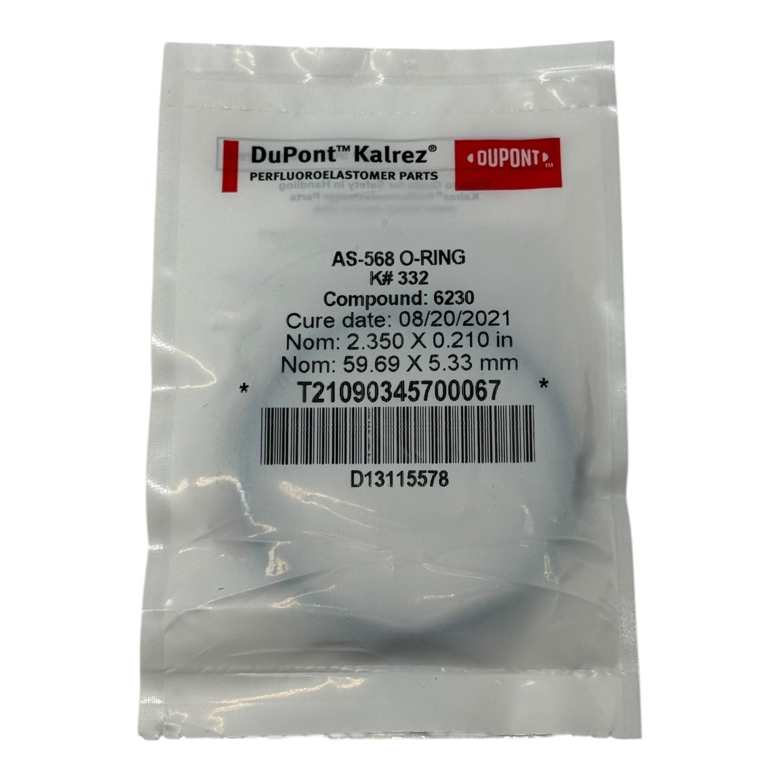 DuPont Kalrez O-Ring K332 6230 Compound 59.69x5.33 mm FFKM Dichtung