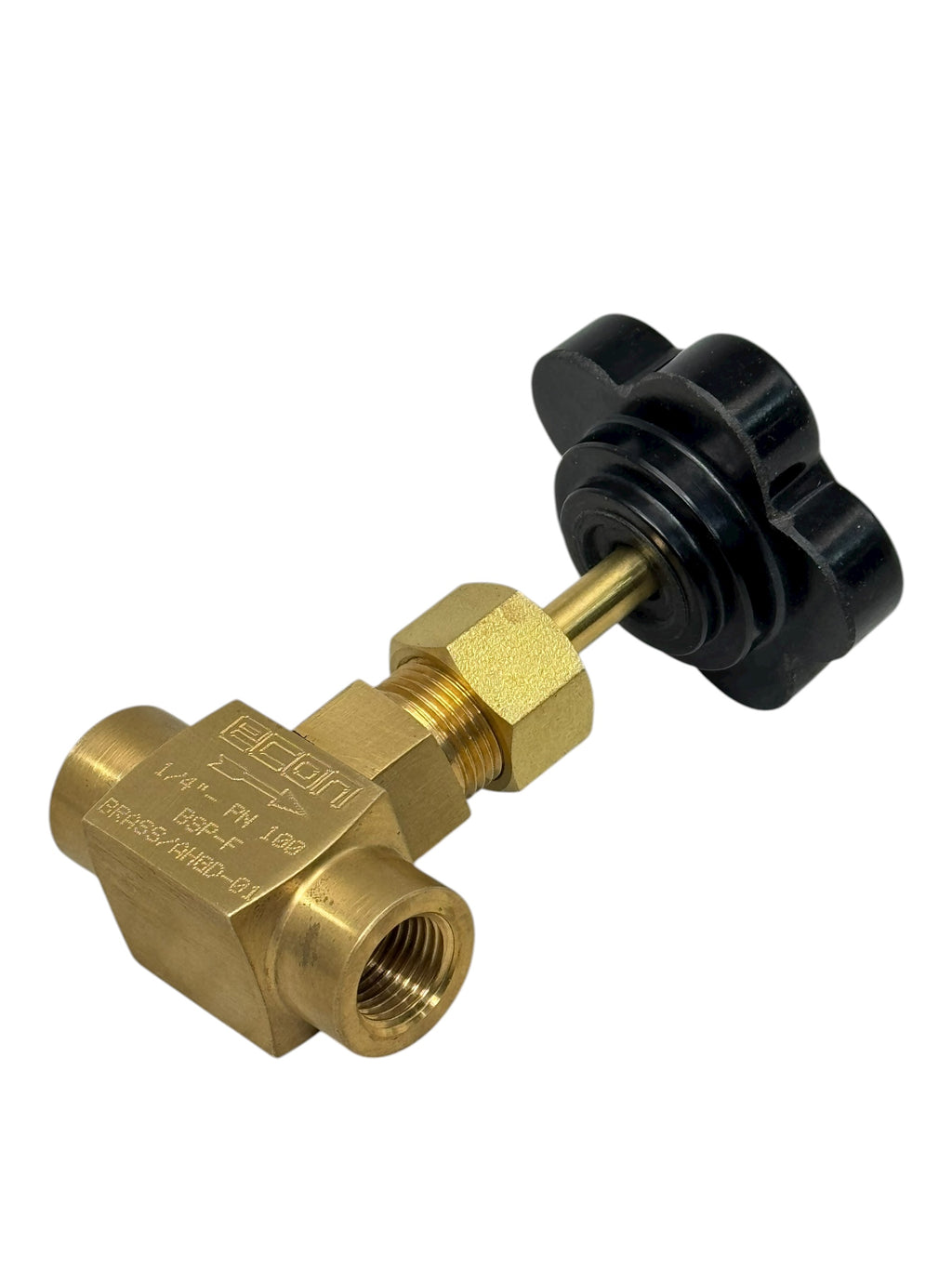 Econ Messing Nadelventil 1/4” DN8 PN100 BSP-F Feinregulierventil