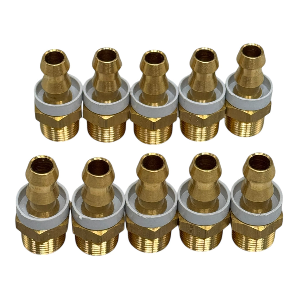 10x Parker Legris 0134 60 17 Schlauchtülle 17mm x R1/2” Messing Anschluss