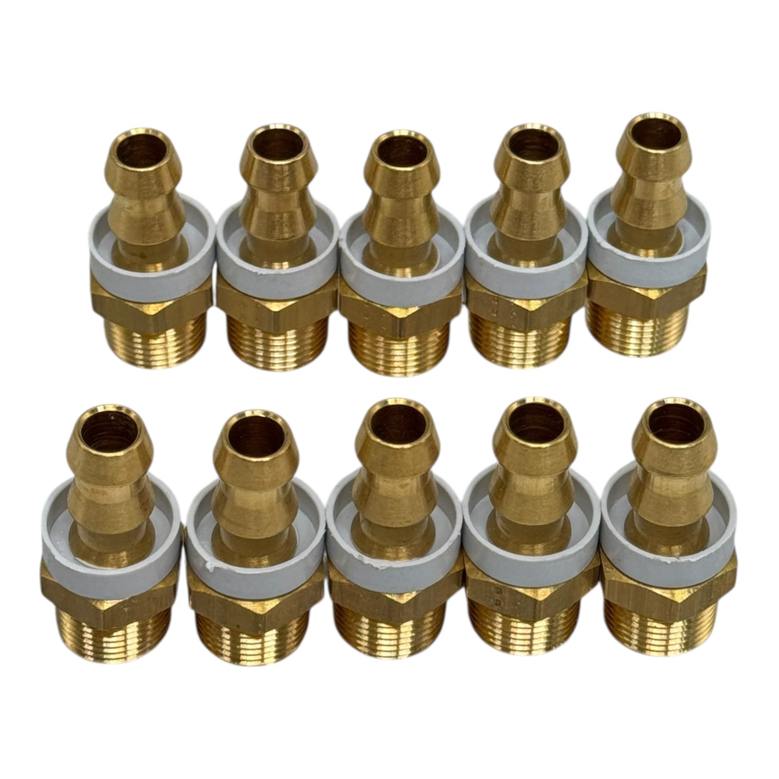 10x Parker Legris 0134 60 17 Schlauchtülle 17mm x R1/2” Messing Anschluss