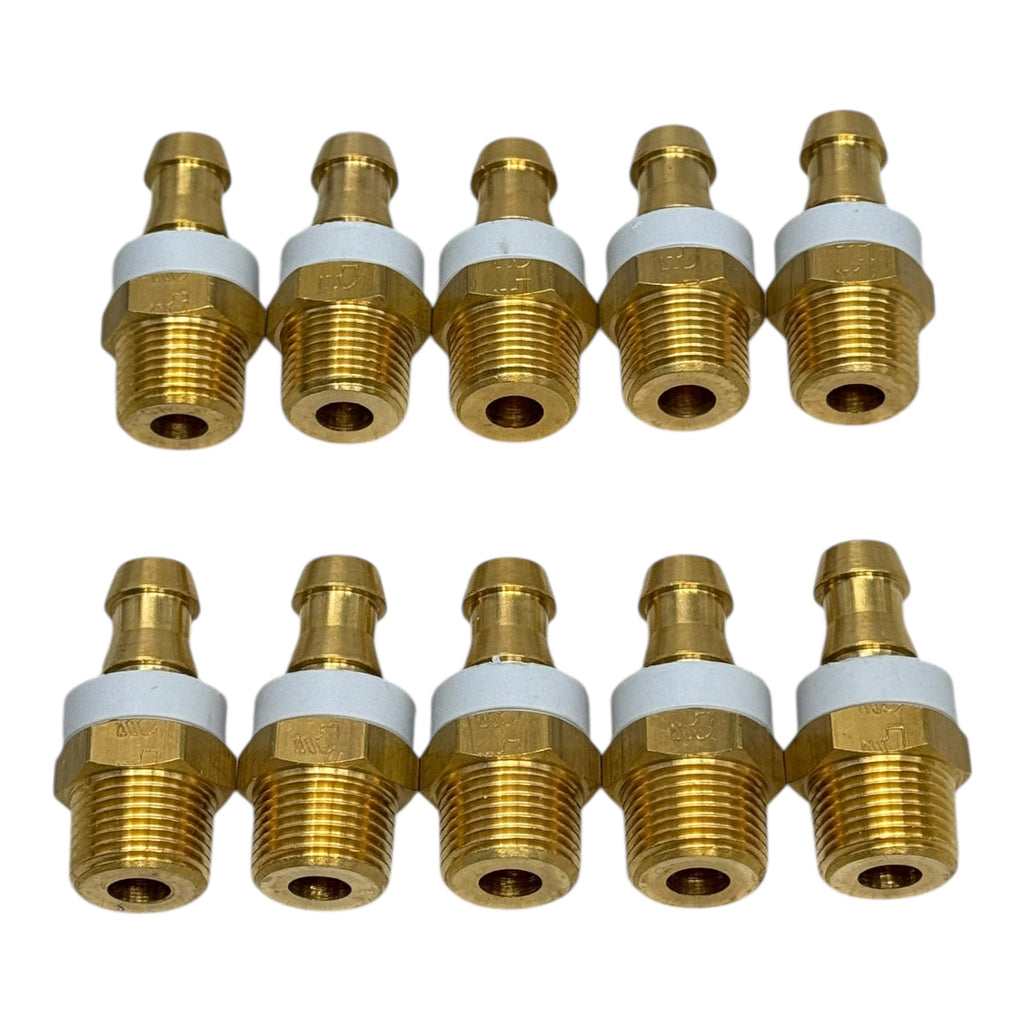 10x Parker Legris 0134 60 17 Schlauchtülle 17mm x R1/2” Messing Anschluss