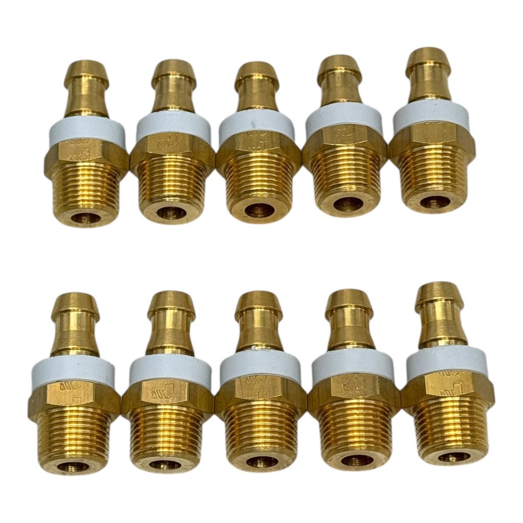 10x Parker Legris 0134 60 17 Schlauchtülle 17mm x R1/2” Messing Anschluss