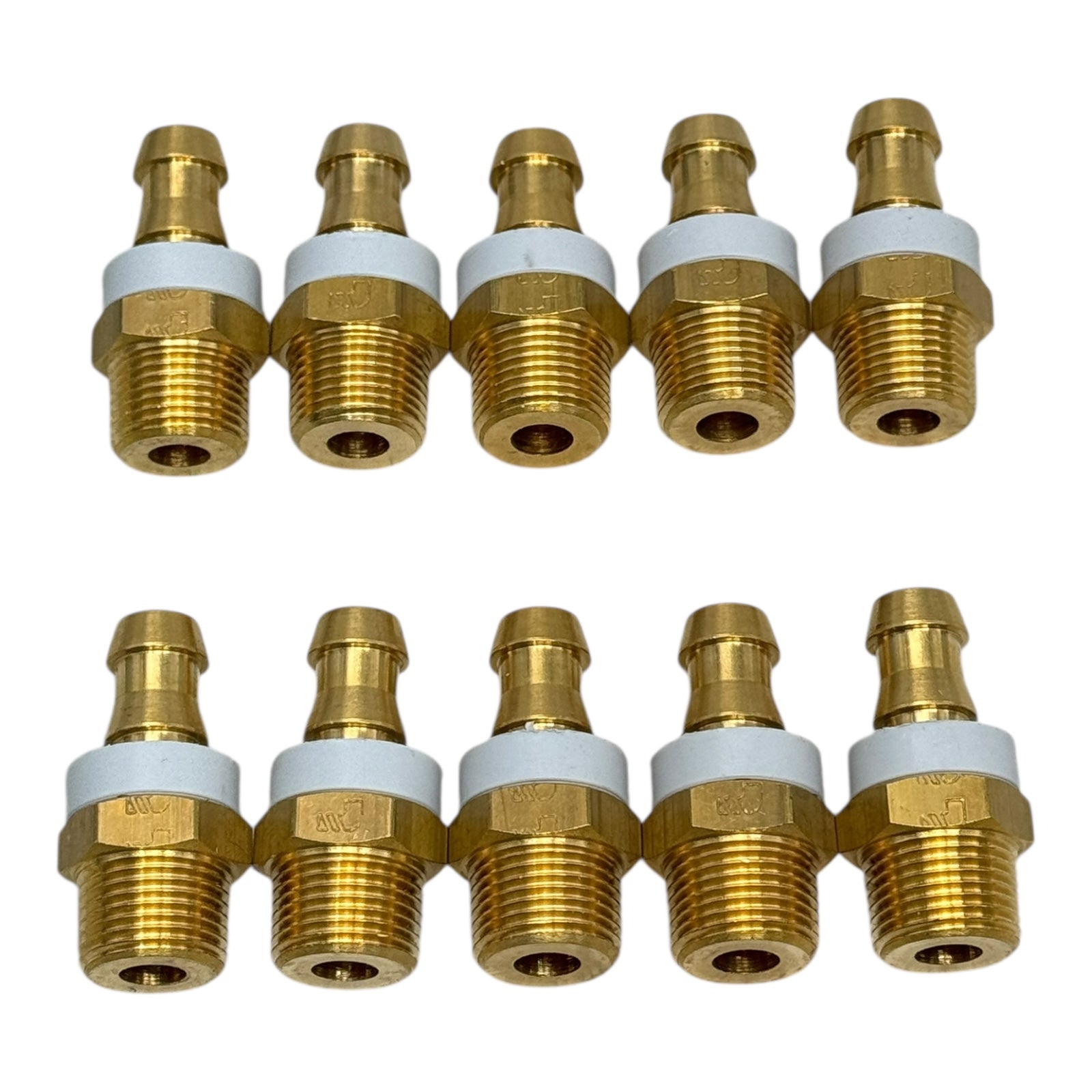 10x Parker Legris 0134 60 17 Schlauchtülle 17mm x R1/2” Messing Anschluss