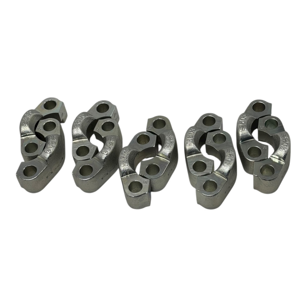 5x Stauff DB-603-M Rohrschellen Halbschalen W66 Stahl verzinkt