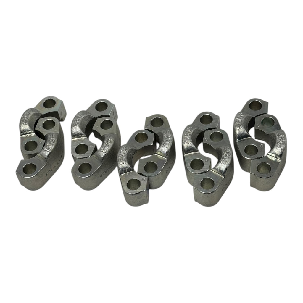 5x Stauff DB-603-M Rohrschellen Halbschalen W66 Stahl verzinkt