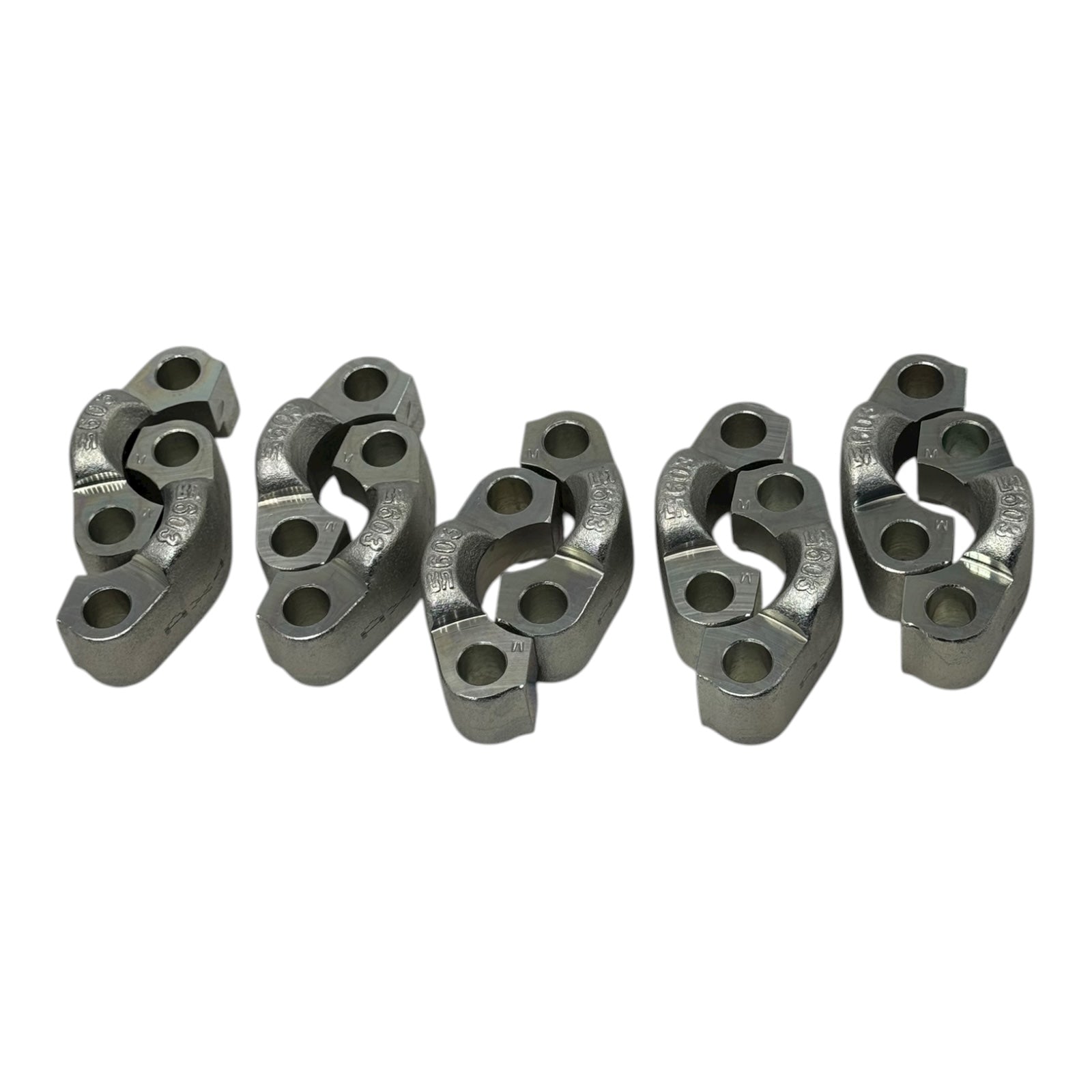 5x Stauff DB-603-M Rohrschellen Halbschalen W66 Stahl verzinkt