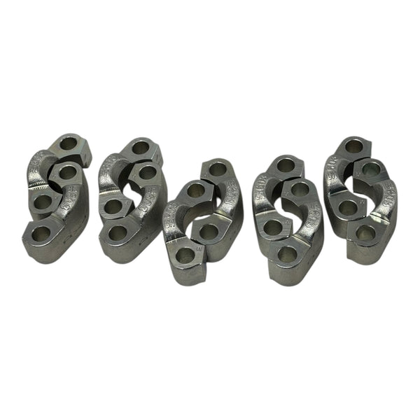 5x Stauff DB-603-M Rohrschellen Halbschalen W66 Stahl verzinkt