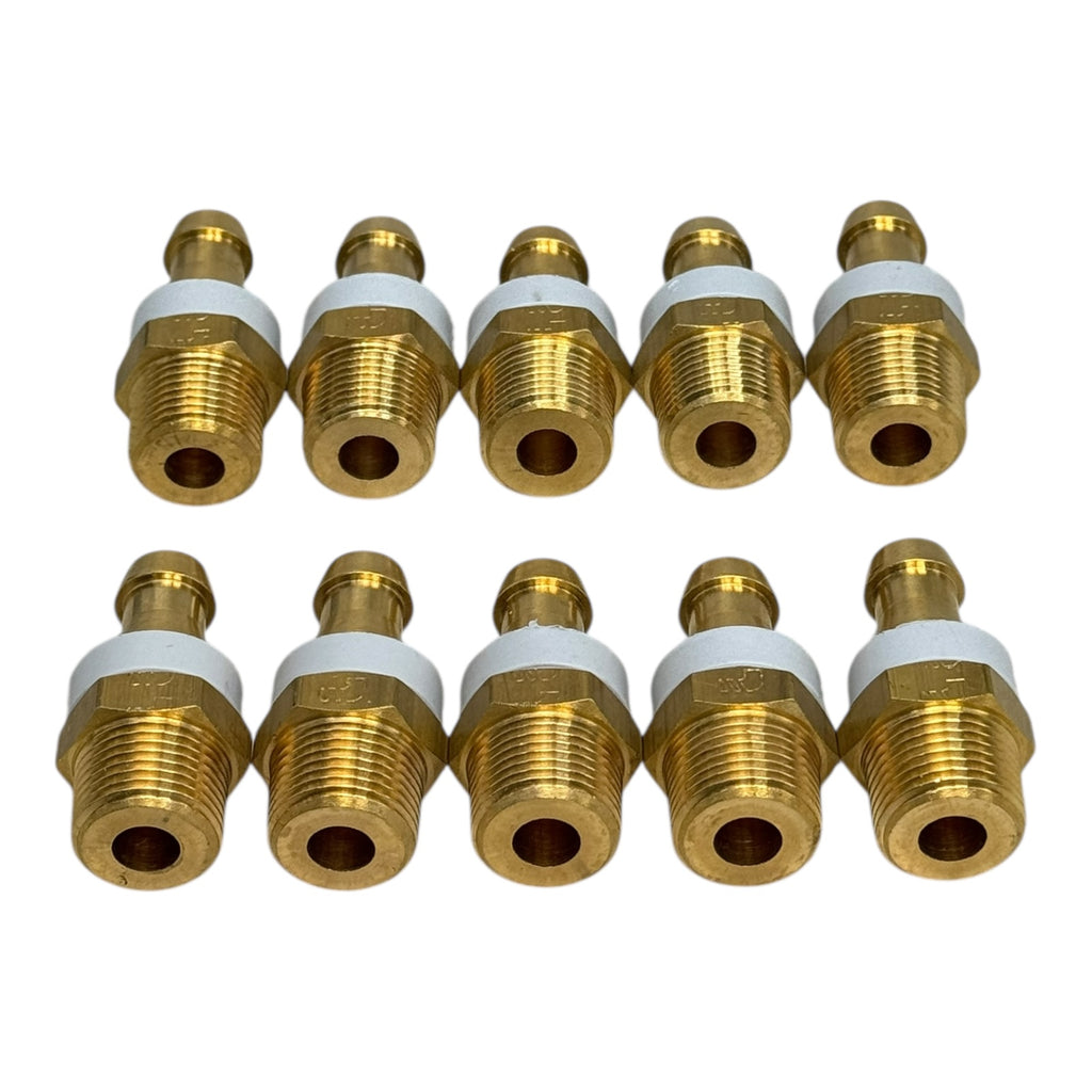 10x Parker Legris 0134 60 17 Schlauchtülle 17mm x R1/2” Messing Anschluss