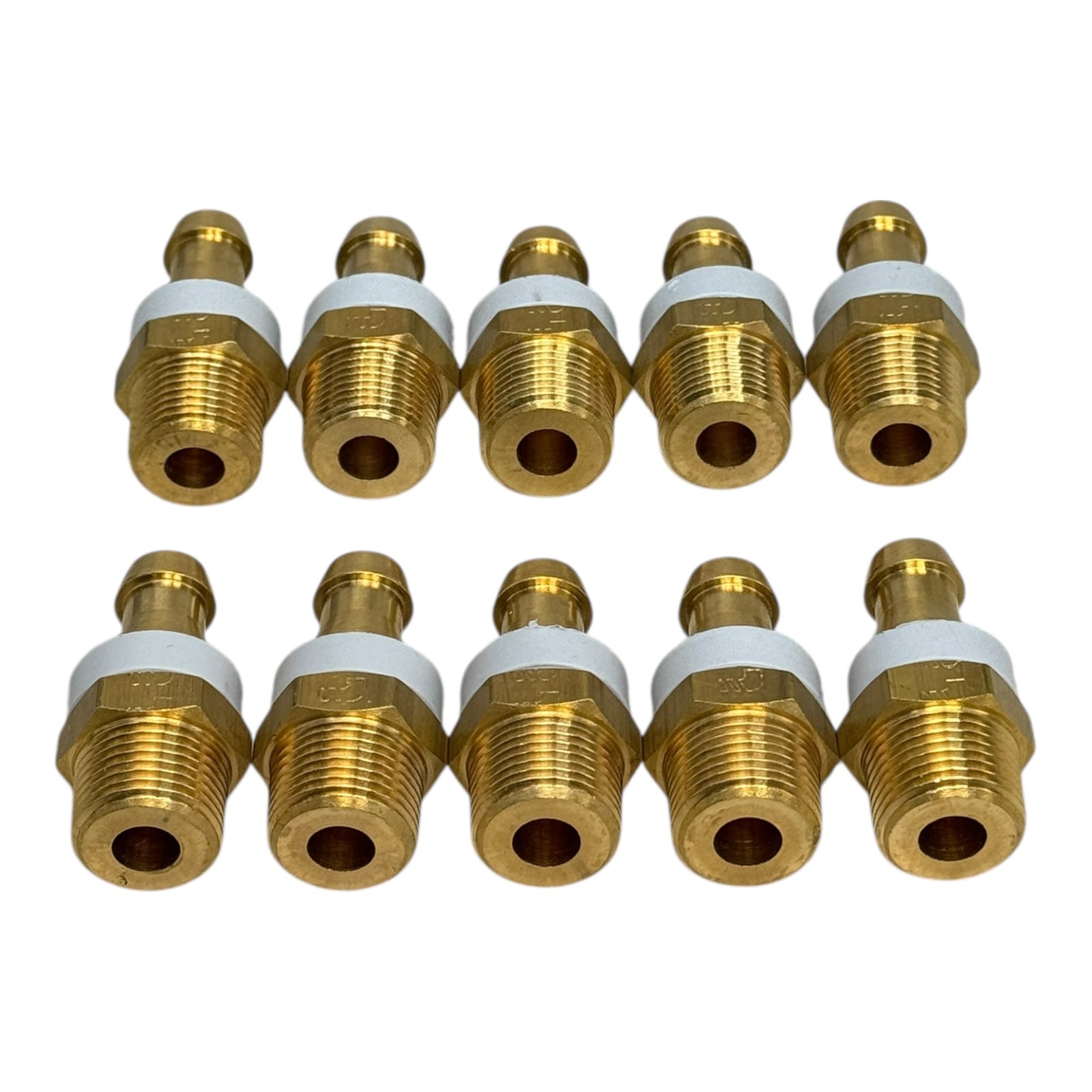 10x Parker Legris 0134 60 17 Schlauchtülle 17mm x R1/2” Messing Anschluss