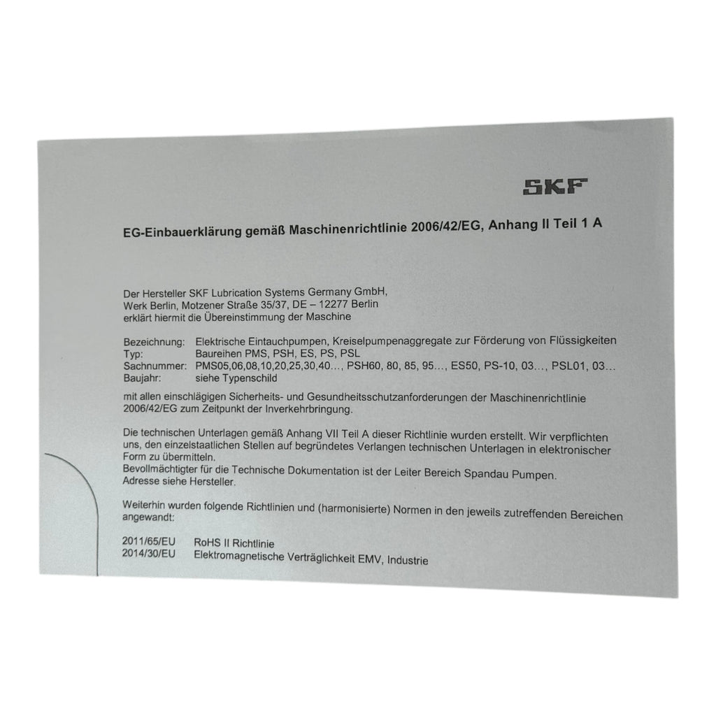 Spandau Pumpen PS-0102GBSS20K05BA Kreiselpumpe 2,2kW 400V SKF Kühlmittelpumpe