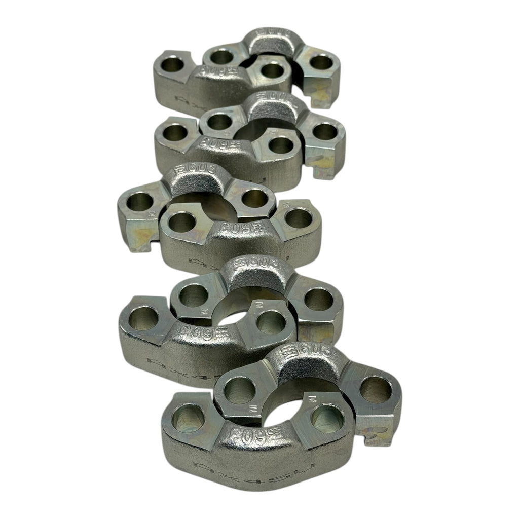 5x Stauff DB-603-M Rohrschellen Halbschalen W66 Stahl verzinkt