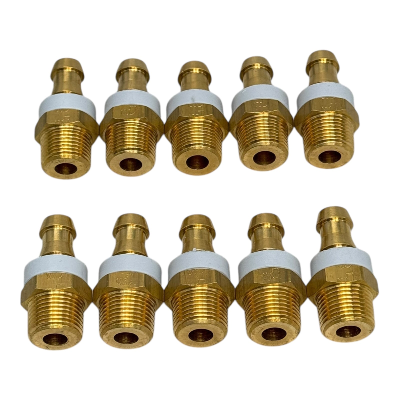 10x Parker Legris 0134 60 17 Schlauchtülle 17mm x R1/2” Messing Anschluss