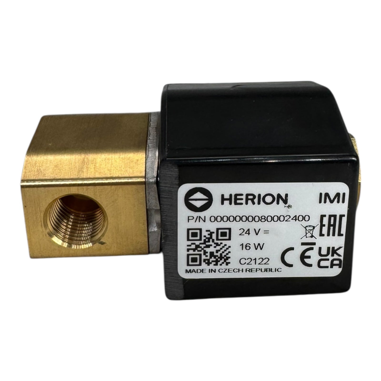 IMI Herion 9601540 Magnetventil Sitzventil DN5 24VDC 16W Messingventil G1/4