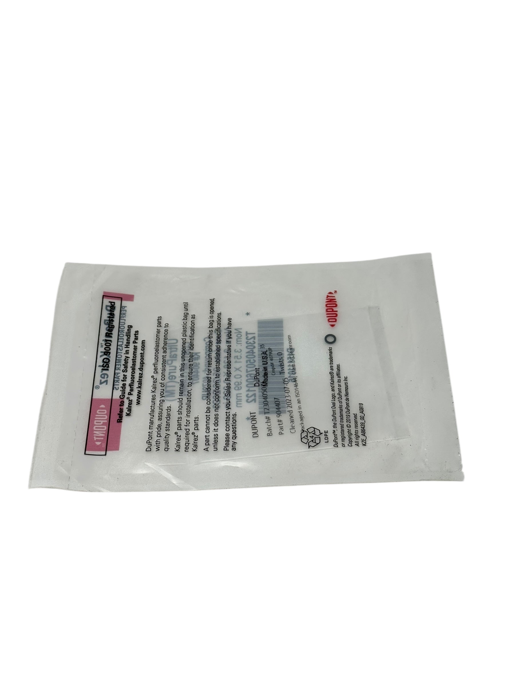 DuPont Kalrez 904407 O-Ring 3,51×0,99 mm 4079UP UltraPure Perfluorelastomer