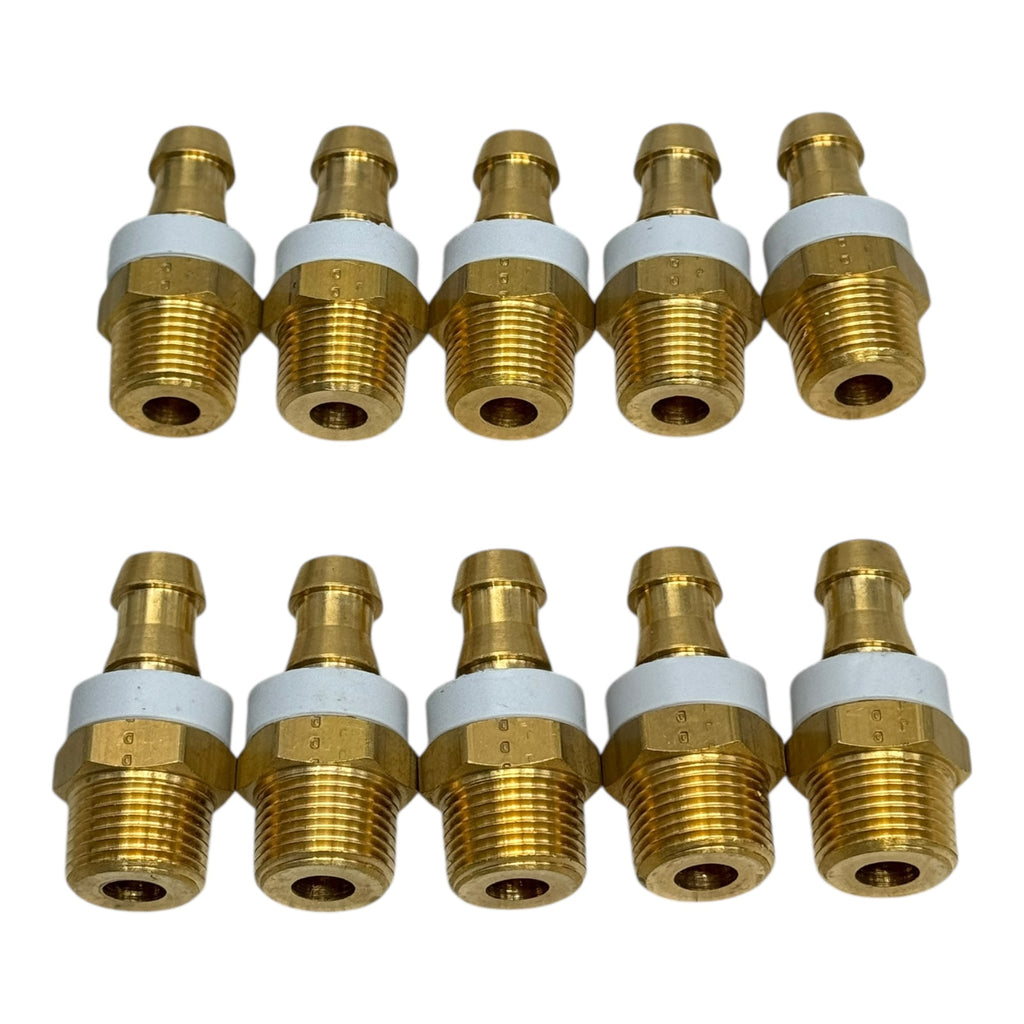 10x Parker Legris 0134 60 17 Schlauchtülle 17mm x R1/2” Messing Anschluss
