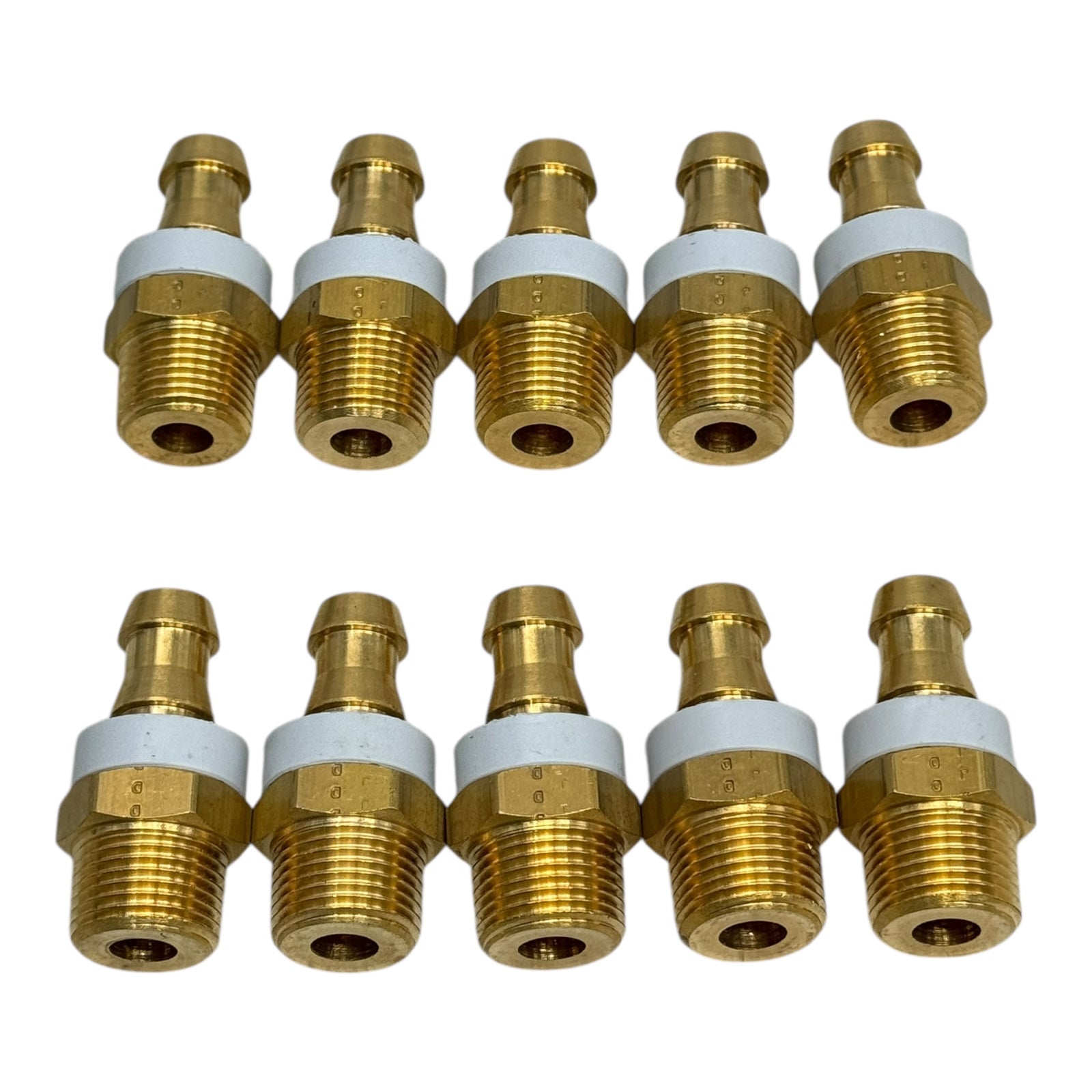 10x Parker Legris 0134 60 17 Schlauchtülle 17mm x R1/2” Messing Anschluss