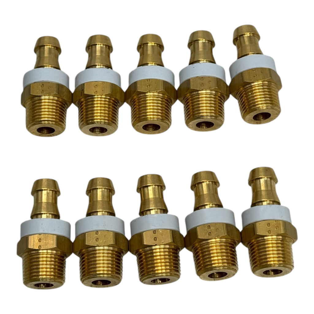 10x Parker Legris 0134 60 17 Schlauchtülle 17mm x R1/2” Messing Anschluss