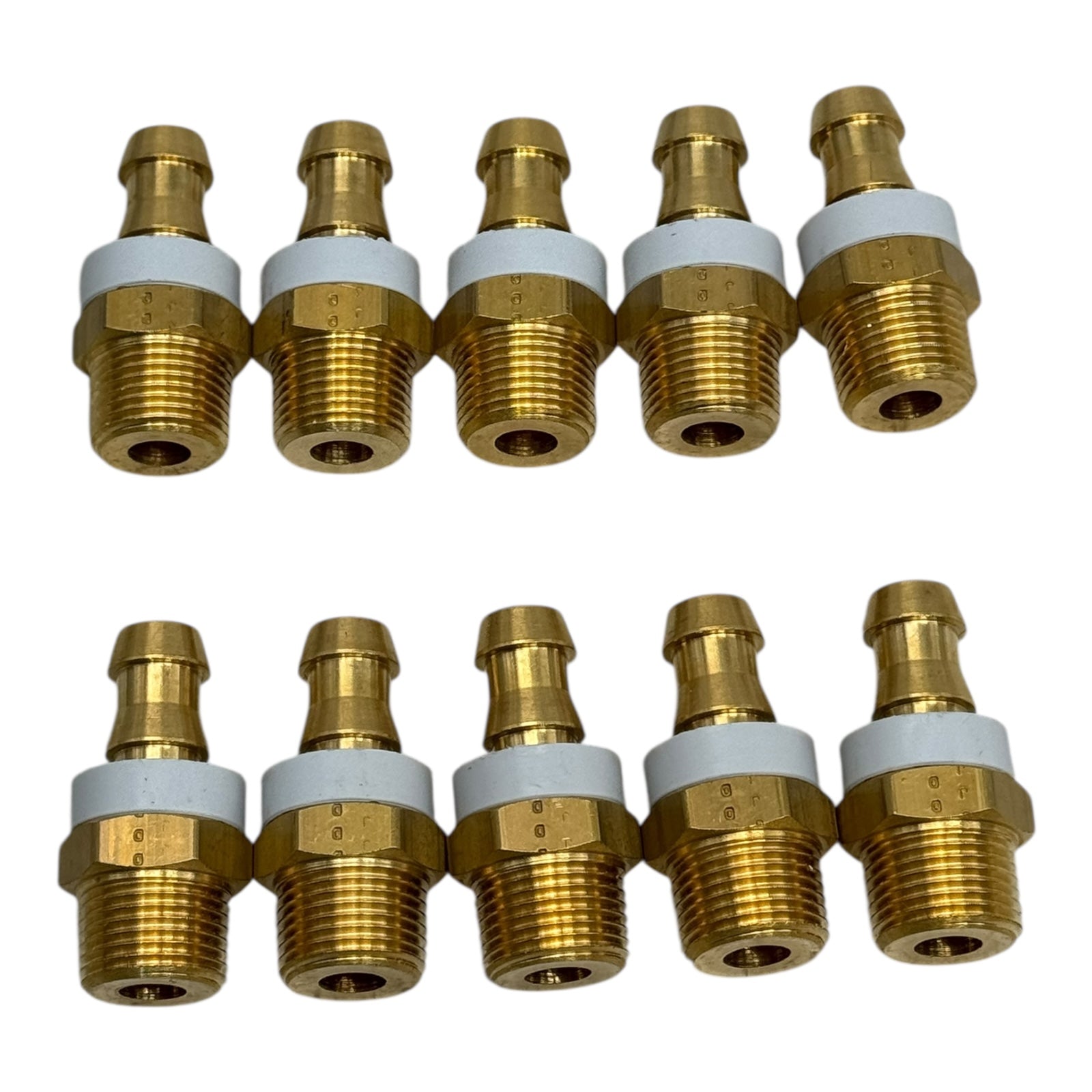 10x Parker Legris 0134 60 17 Schlauchtülle 17mm x R1/2” Messing Anschluss