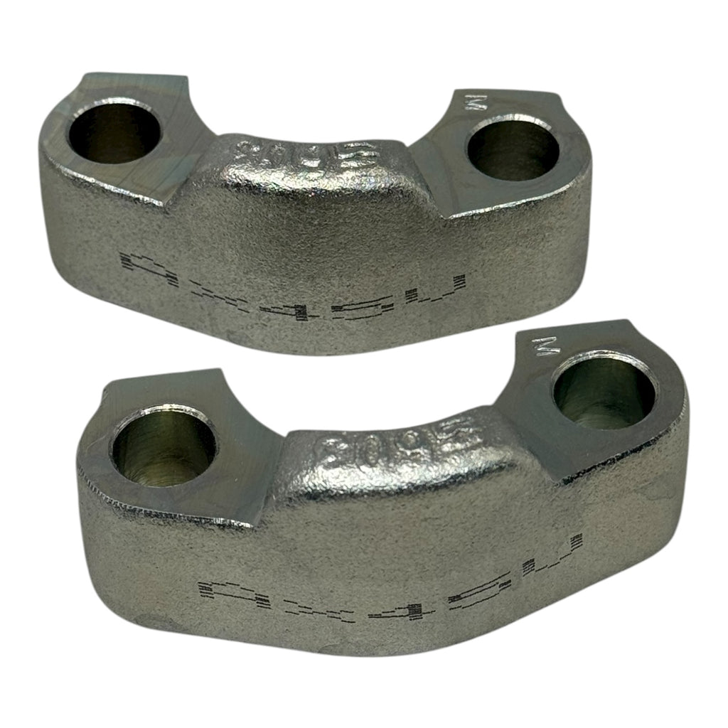 5x Stauff DB-603-M Rohrschellen Halbschalen W66 Stahl verzinkt