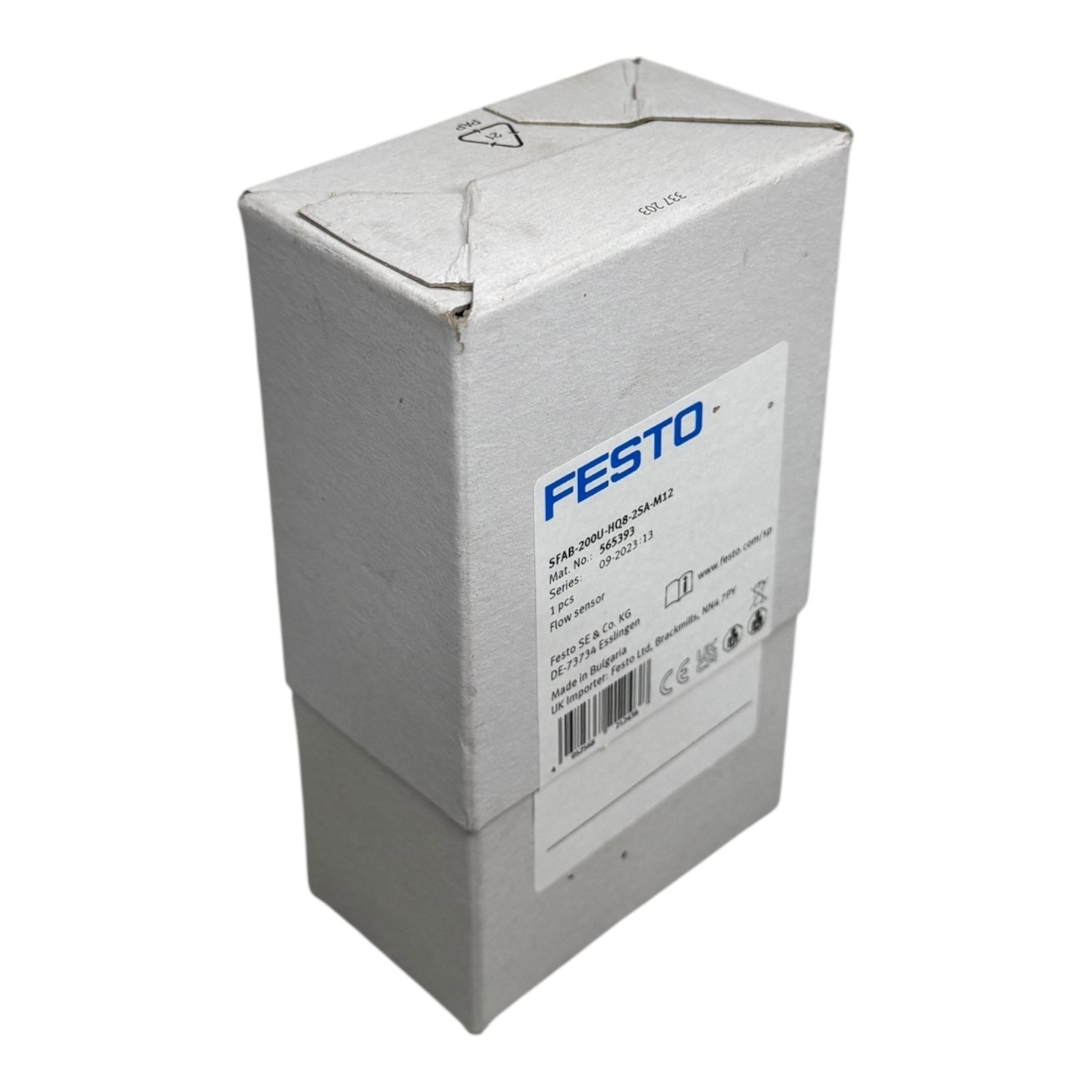 Festo SFAB-200U-HQ8-25A-M12 Durchflusssensor 565393 2–200 l/min 565393 Pneumatik