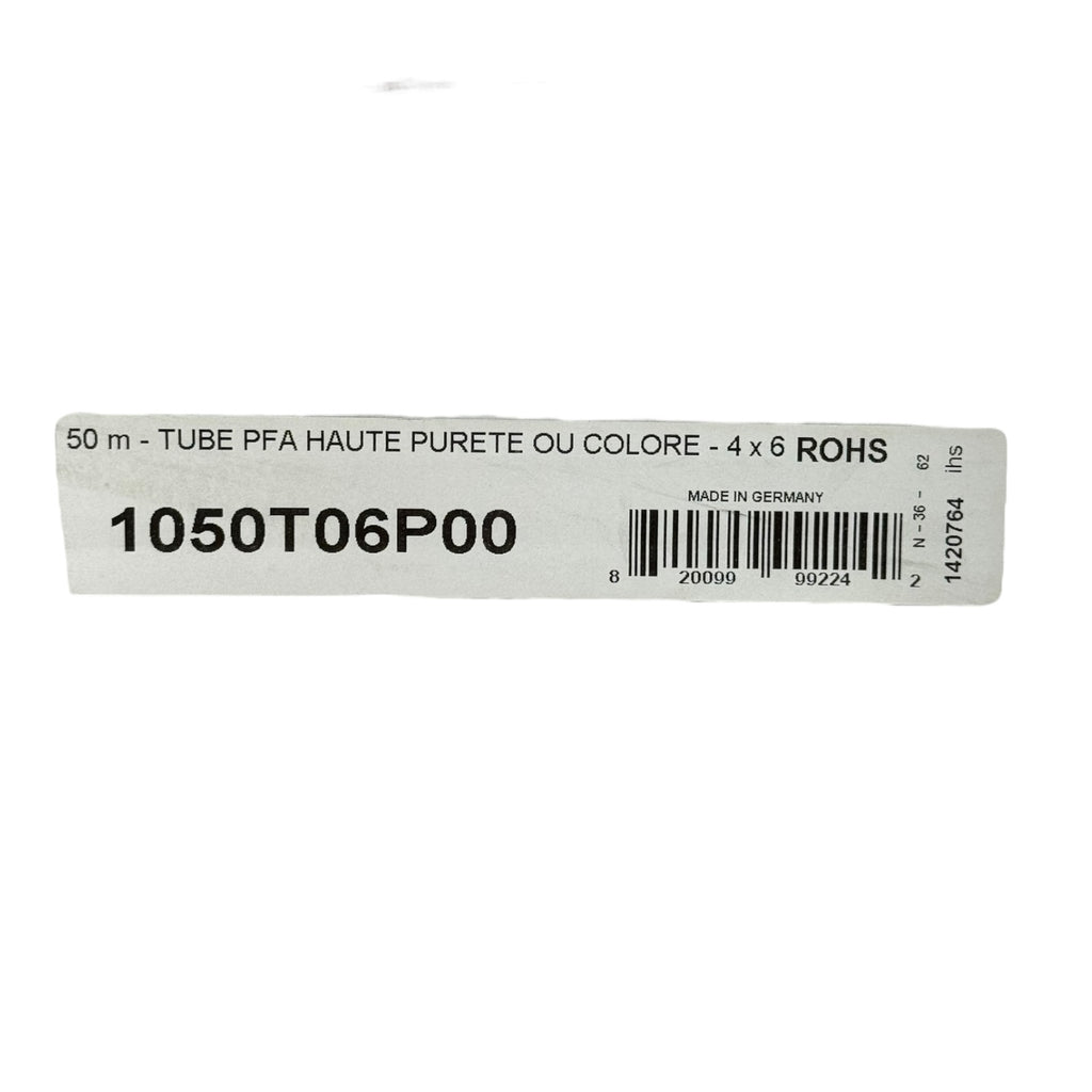 Parker Legris 1050T06P00 PFA Schlauch 6x4 mm 50 m natur Hochrein ROHS