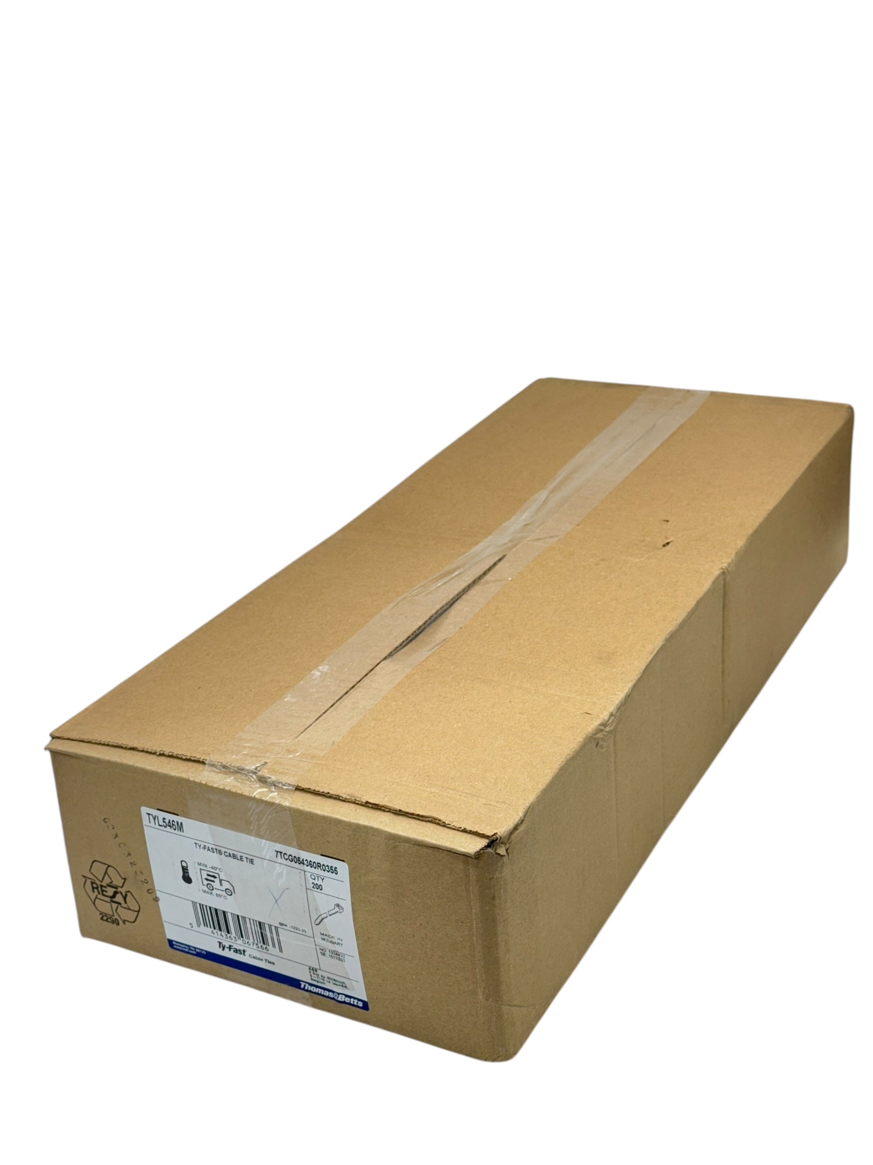 ABB Thomas Betts Ty-Fast TYL546M Kabelbinder 200 Stück Nylon