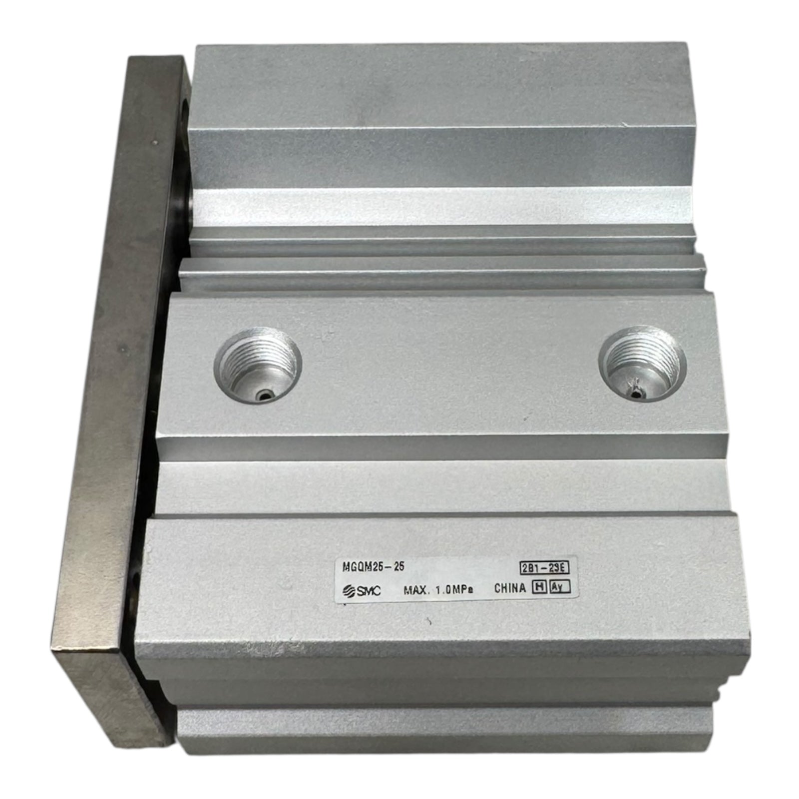 SMC MGQM25-25 Kompaktschlitten Zylinder Pneumatikführung 25mm Hub