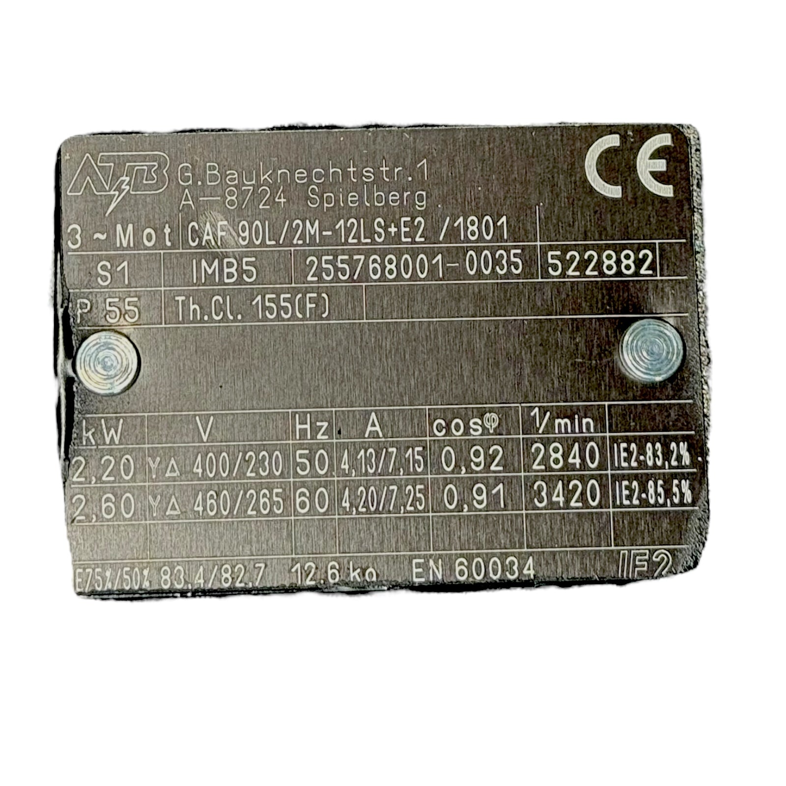 Spandau Pumpen PS-0102GBSS20K05BA Kreiselpumpe 2,2kW 400V SKF Kühlmittelpumpe