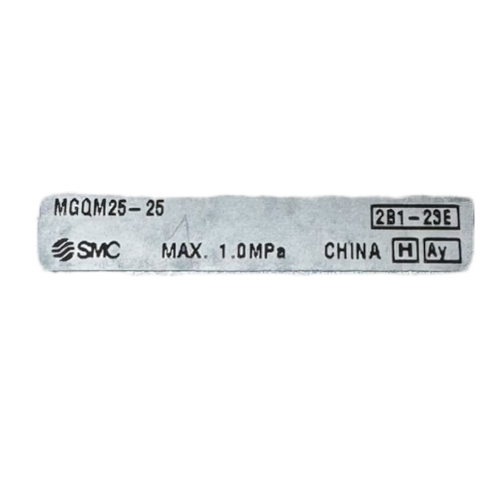 SMC MGQM25-25 Kompaktschlitten Zylinder Pneumatikführung 25mm Hub