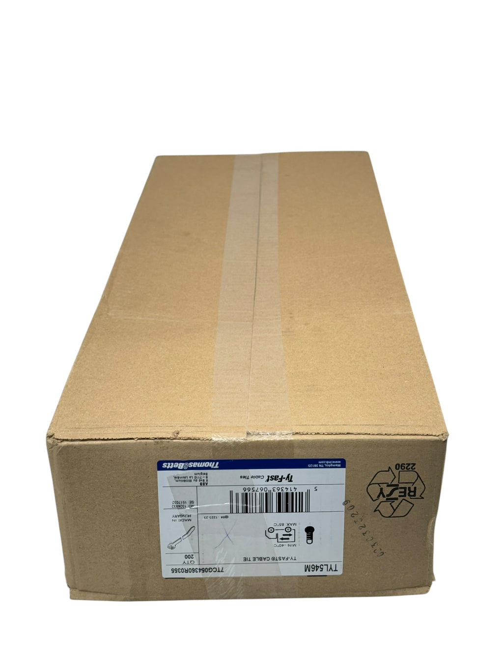 ABB Thomas Betts Ty-Fast TYL546M Kabelbinder 200 Stück Nylon