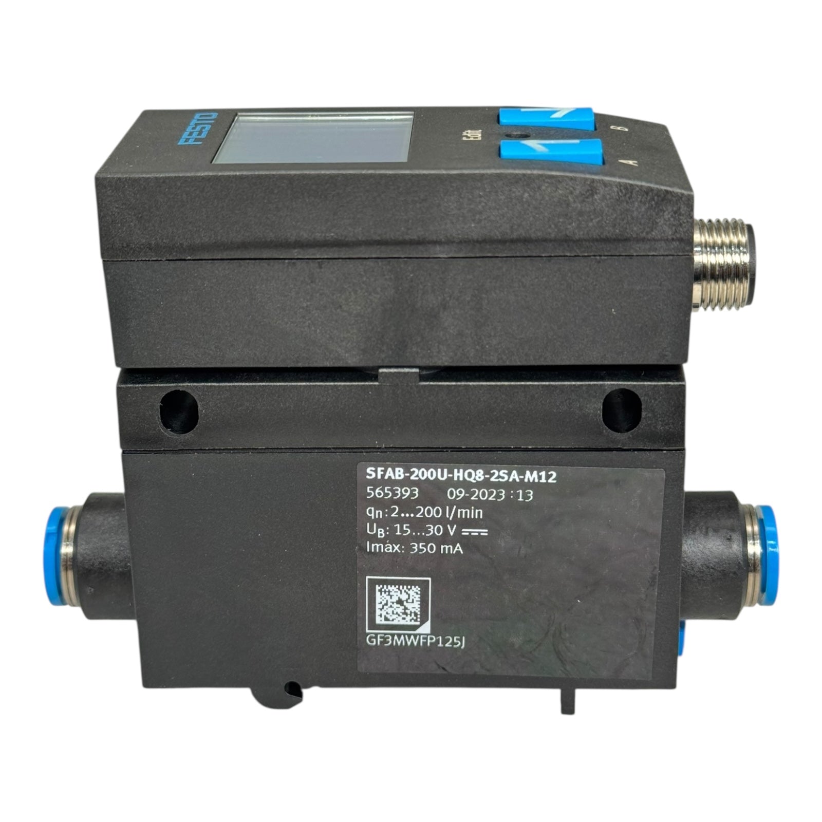 Festo SFAB-200U-HQ8-25A-M12 Durchflusssensor 565393 2–200 l/min 565393 Pneumatik