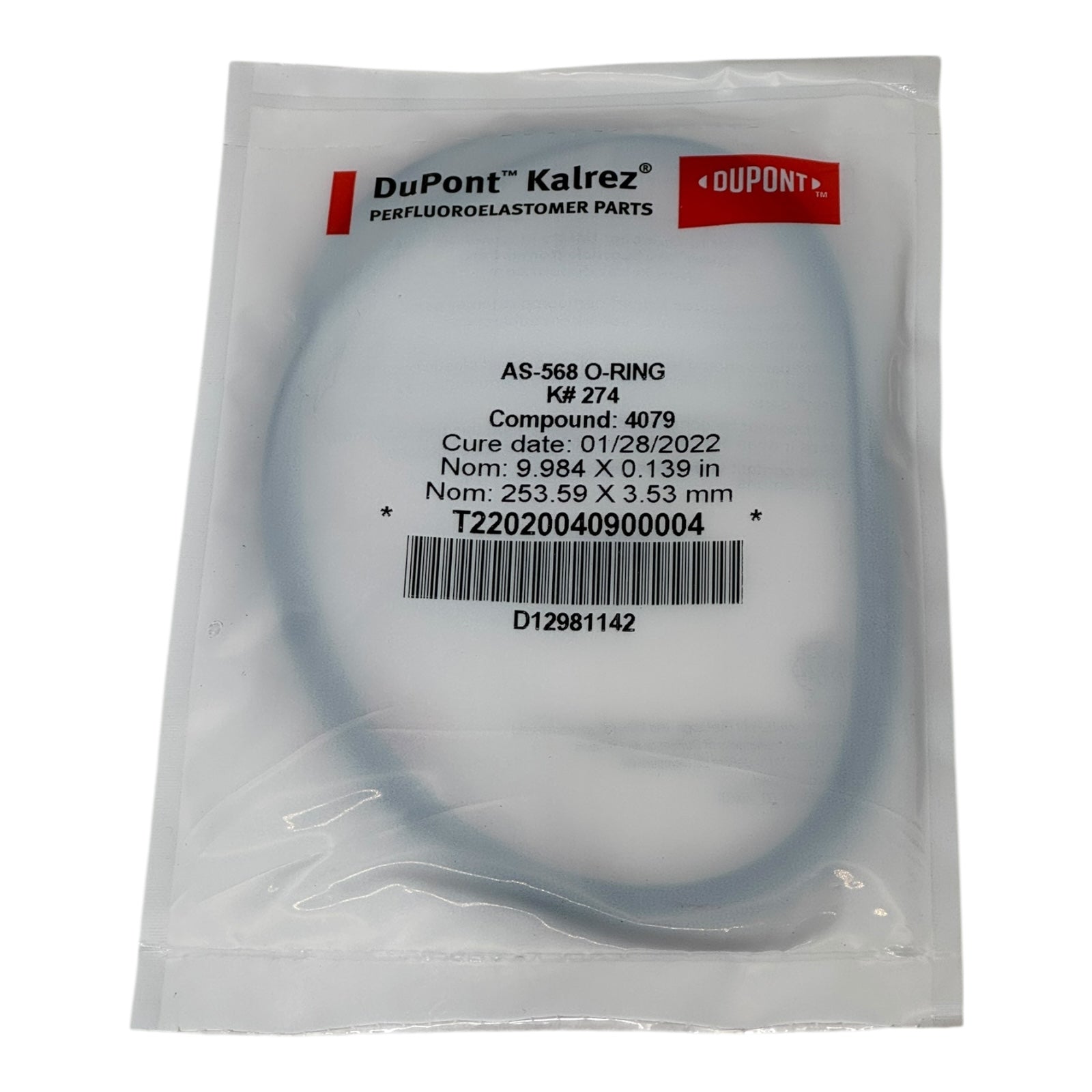DuPont Kalrez O-Ring K274 274 4079 Compound 253.59x3.53mm FFKM Chemie Dichtung