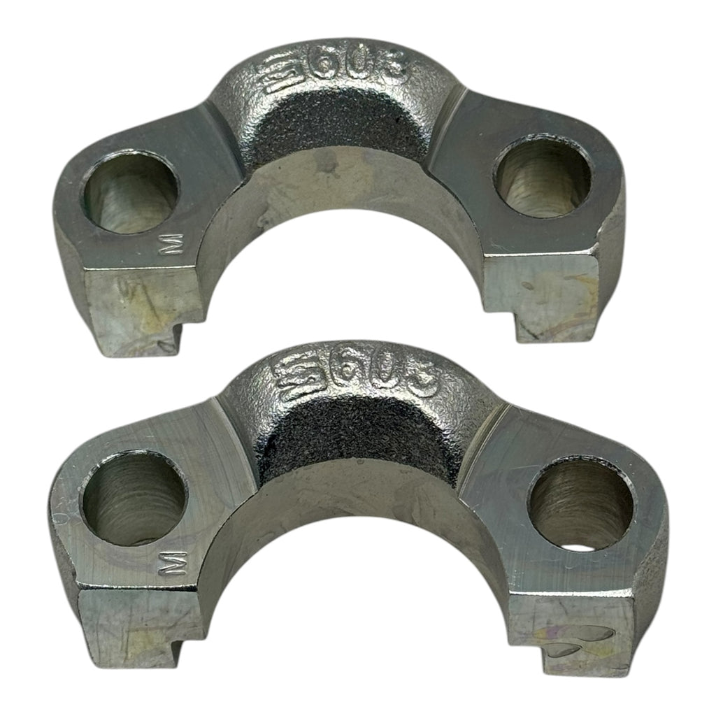 5x Stauff DB-603-M Rohrschellen Halbschalen W66 Stahl verzinkt
