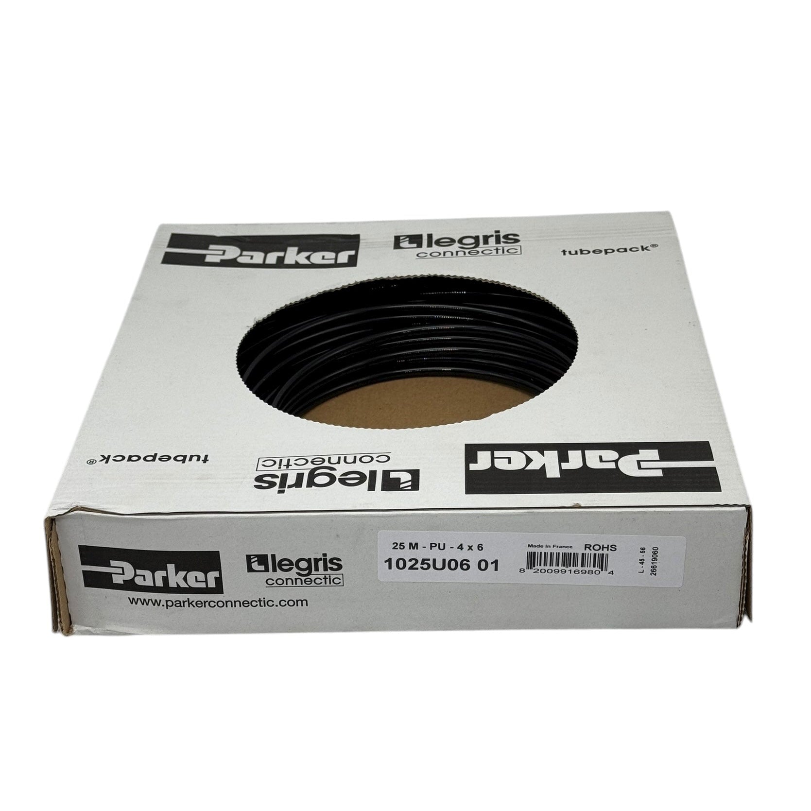 Parker Legris 1025U0601 PU Schlauch 4×6mm Pneumatik Druckluft Rohr 25m
