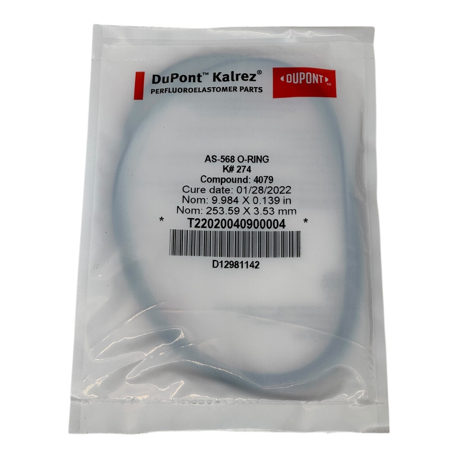 DuPont Kalrez O-Ring K274 274 4079 Compound 253.59x3.53mm FFKM Chemie Dichtung
