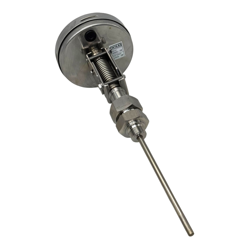 WIKA Bimetallthermometer S5550/5 NG100 0–250°C L=130mm Ø6mm Edelstahl
