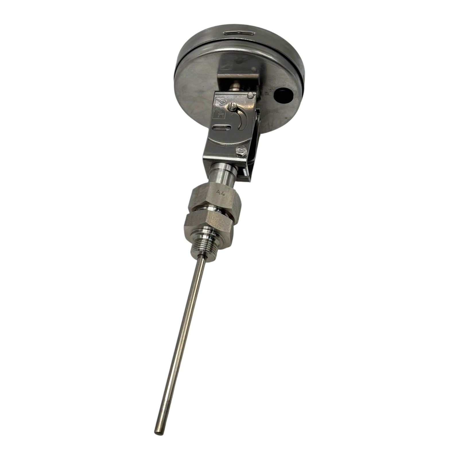 WIKA Bimetallthermometer S5550/5 NG100 0–250°C L=130mm Ø6mm Edelstahl