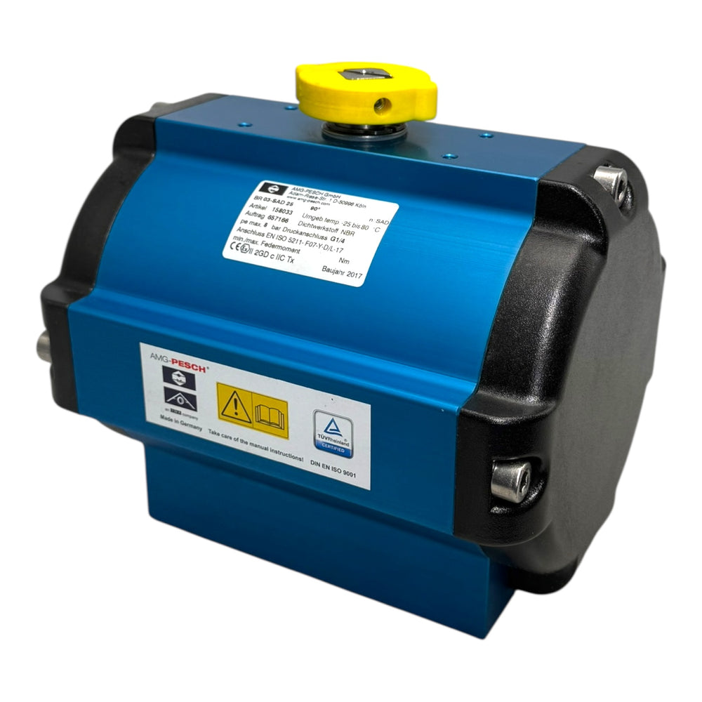 AMG-PESCH 158033 90° BR03-SAD 25 Pneumatik 8bar Schwenkantrieb doppeltwirkend EX