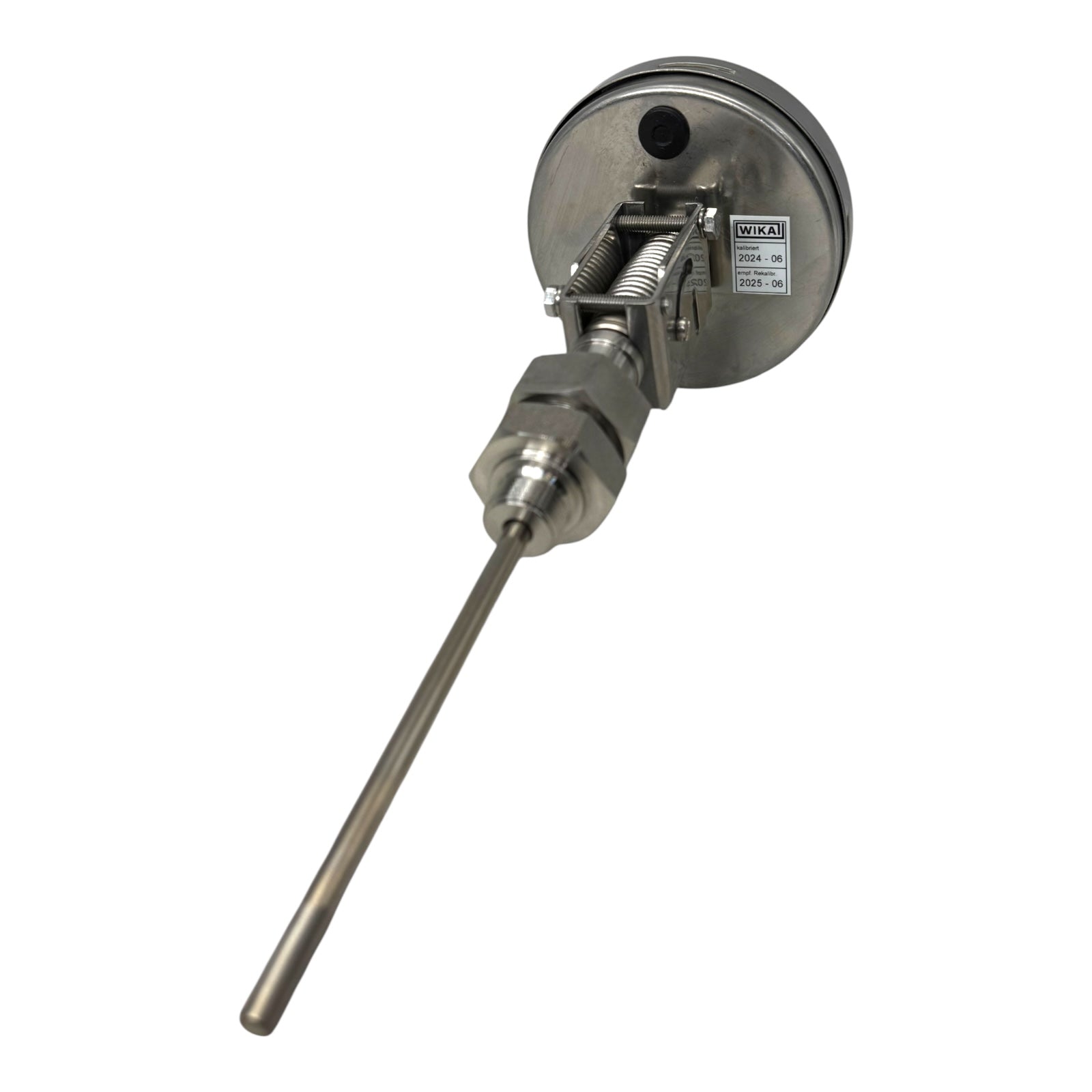 WIKA Bimetallthermometer S5550/5 NG100 0–250°C L=130mm Ø6mm Edelstahl
