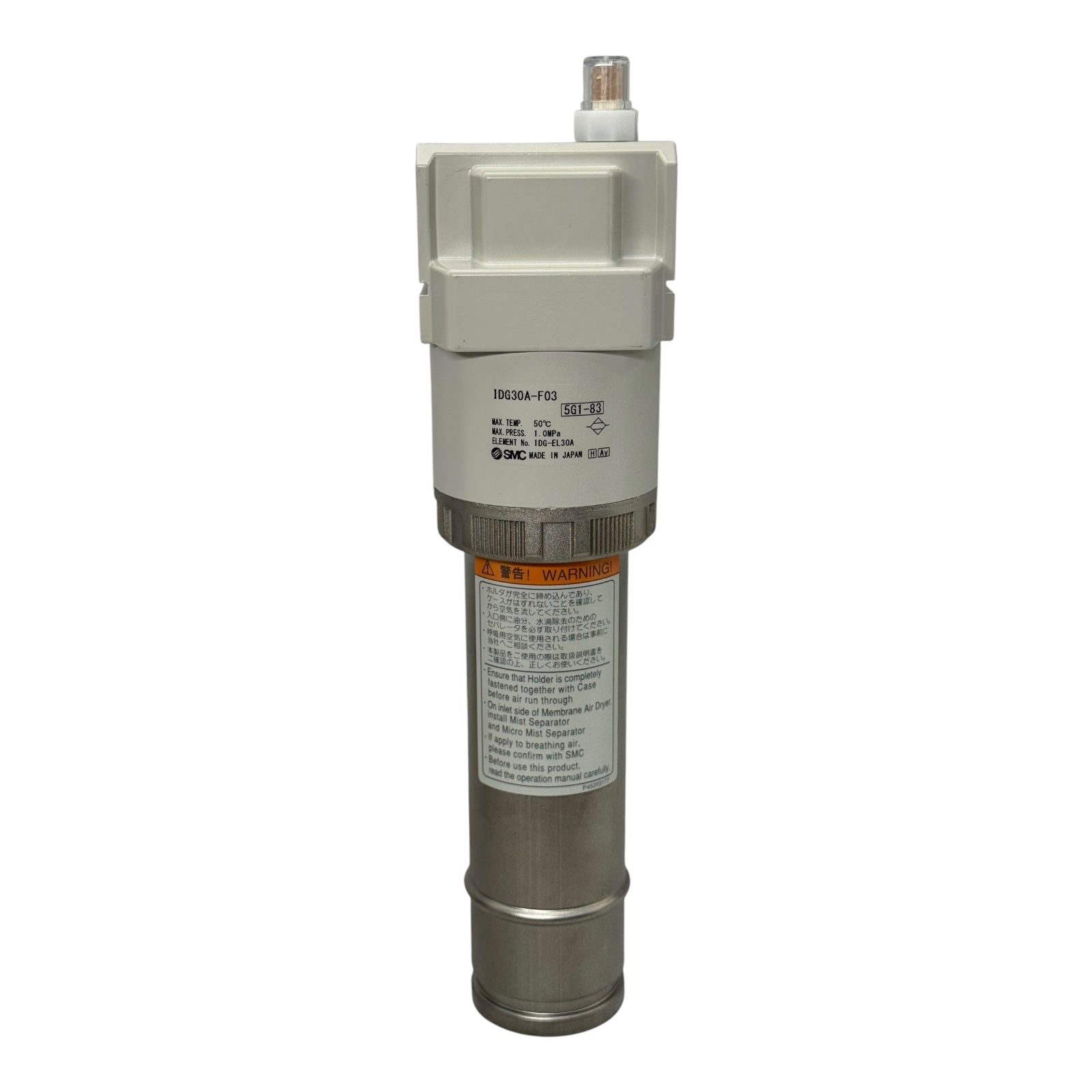 SMC IDG30A-F03 Membran Lufttrockner Pneumatik Druckluft 1,0MPa 50°C