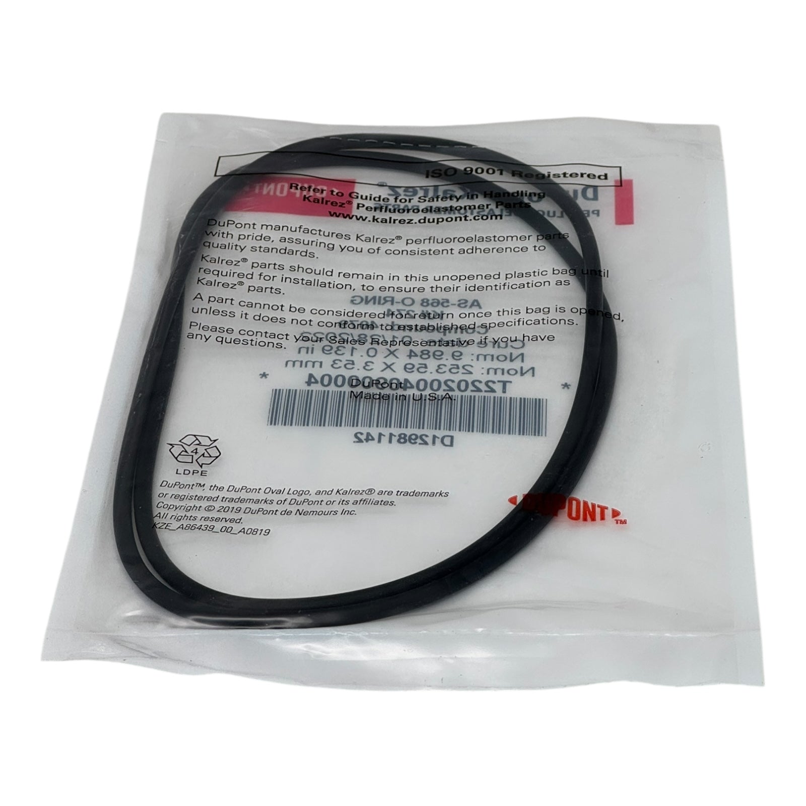 DuPont Kalrez O-Ring K274 274 4079 Compound 253.59x3.53mm FFKM Chemie Dichtung