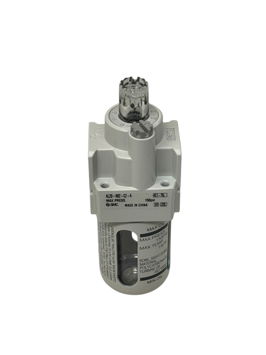 SMC AL20-N02-CZ-A Öler Wartungseinheit Pneumatik 1/4” BSP 150psi 140°F 60°C