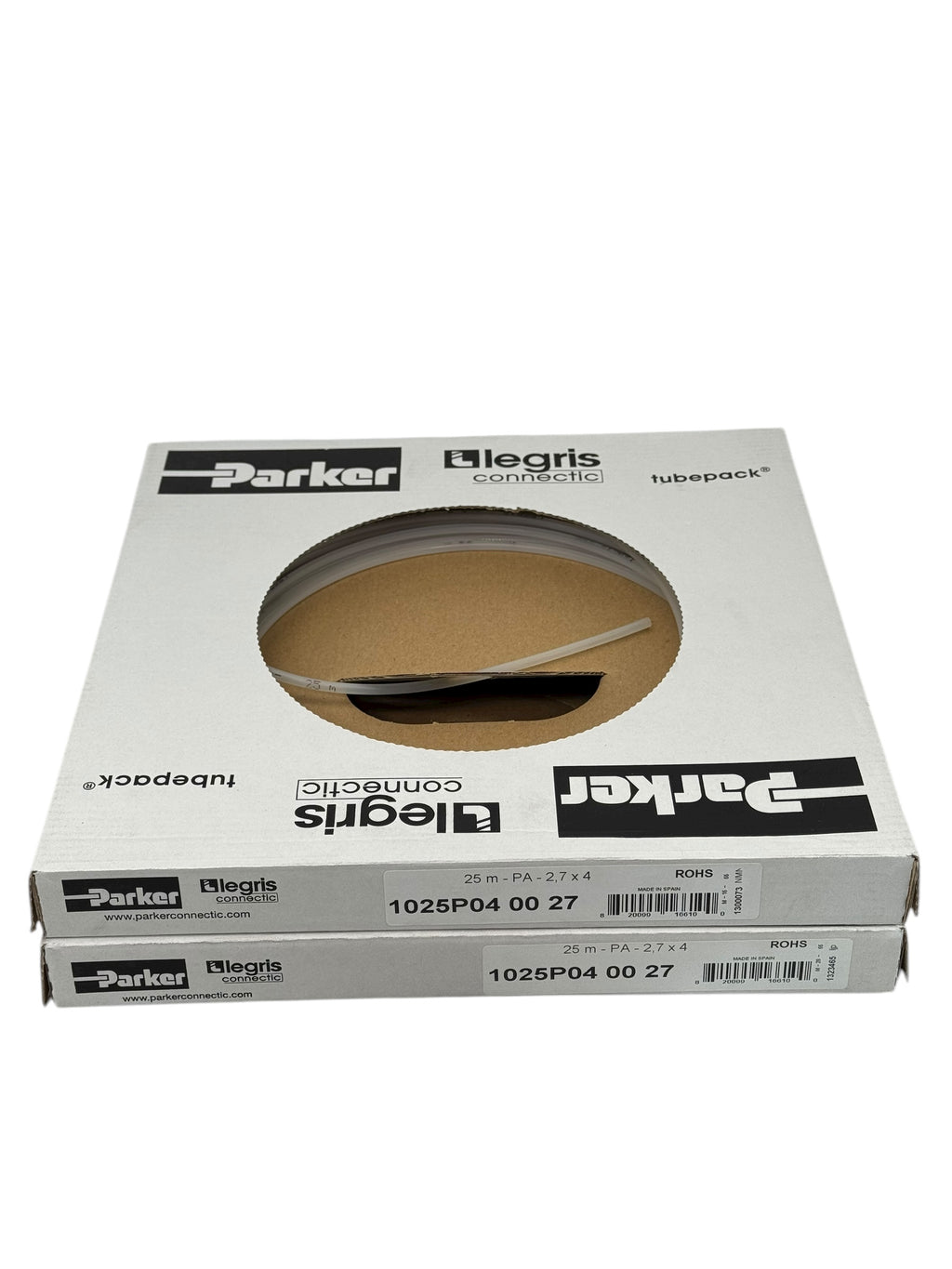 2x Parker Legris 1025P040027 PA Schlauch 2,7×4 mm 25 m Pneumatik Nylon Rohr