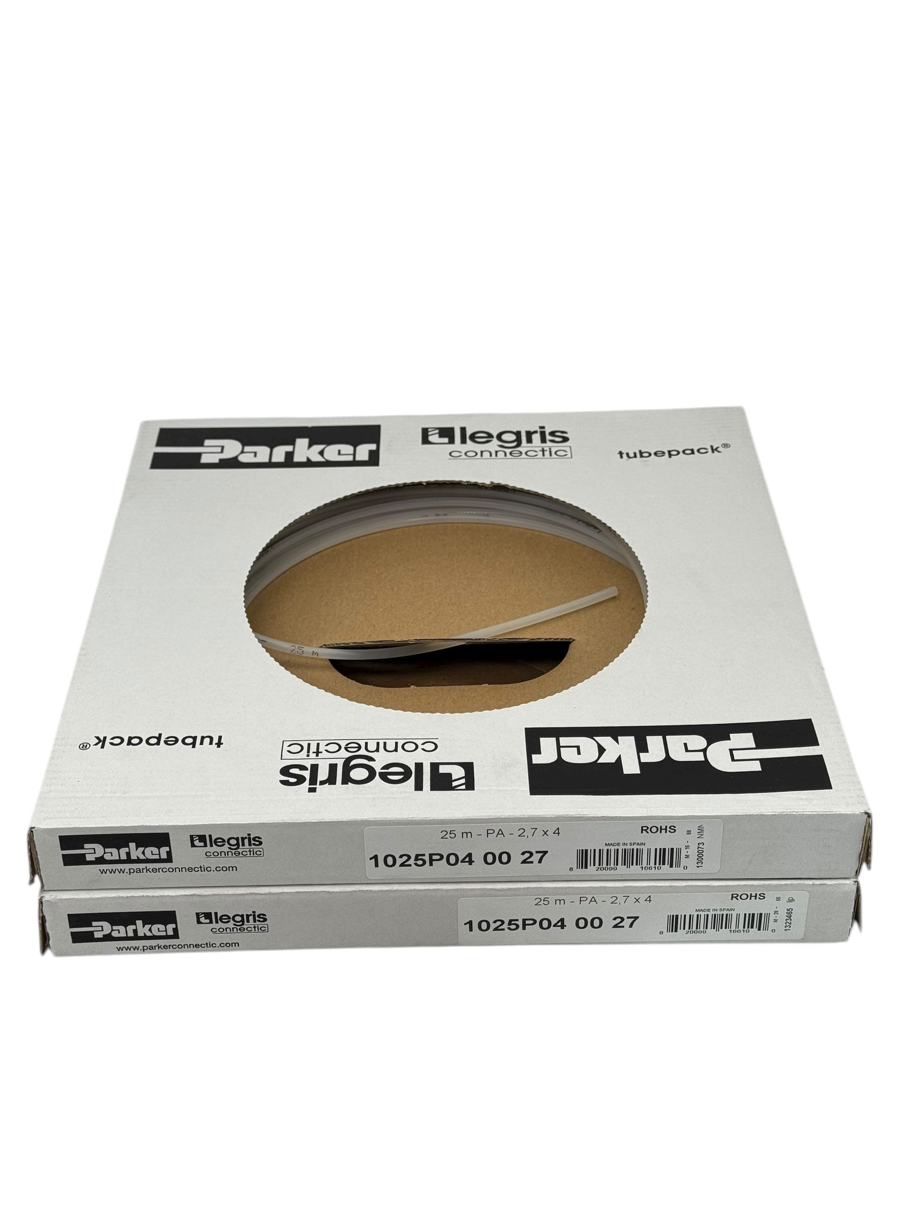2x Parker Legris 1025P040027 PA Schlauch 2,7×4 mm 25 m Pneumatik Nylon Rohr