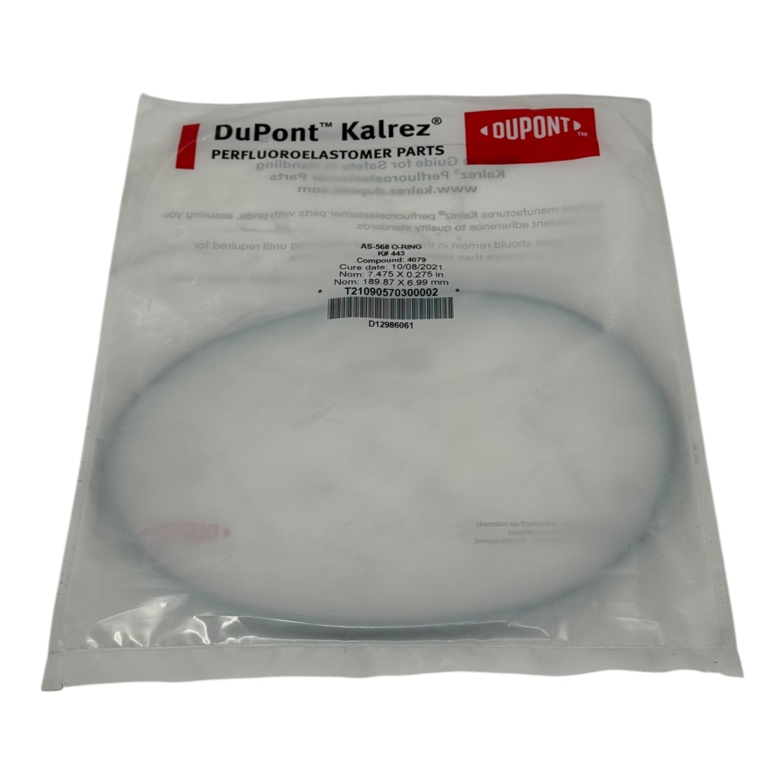 DuPont Kalrez O-Ring 443 K443 4079 Compound 189.87x6.99 mm FFKM Chemie Dichtung