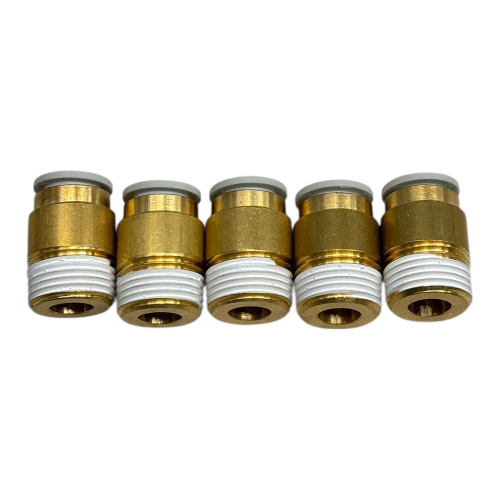 5x SMC KQ2S10-03AS Steckverbinder 10mm Schlauchanschluss R3/8” Pneumatik Fitting