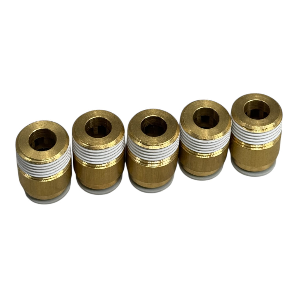 5x SMC KQ2S10-03AS Steckverbinder 10mm Schlauchanschluss R3/8” Pneumatik Fitting