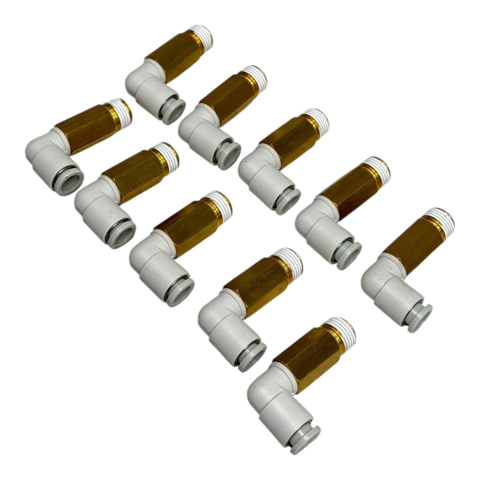 10x SMC KQ2W06-01AS Winkelverschraubung 6 mm–R1/8” Pneumatik Fitting