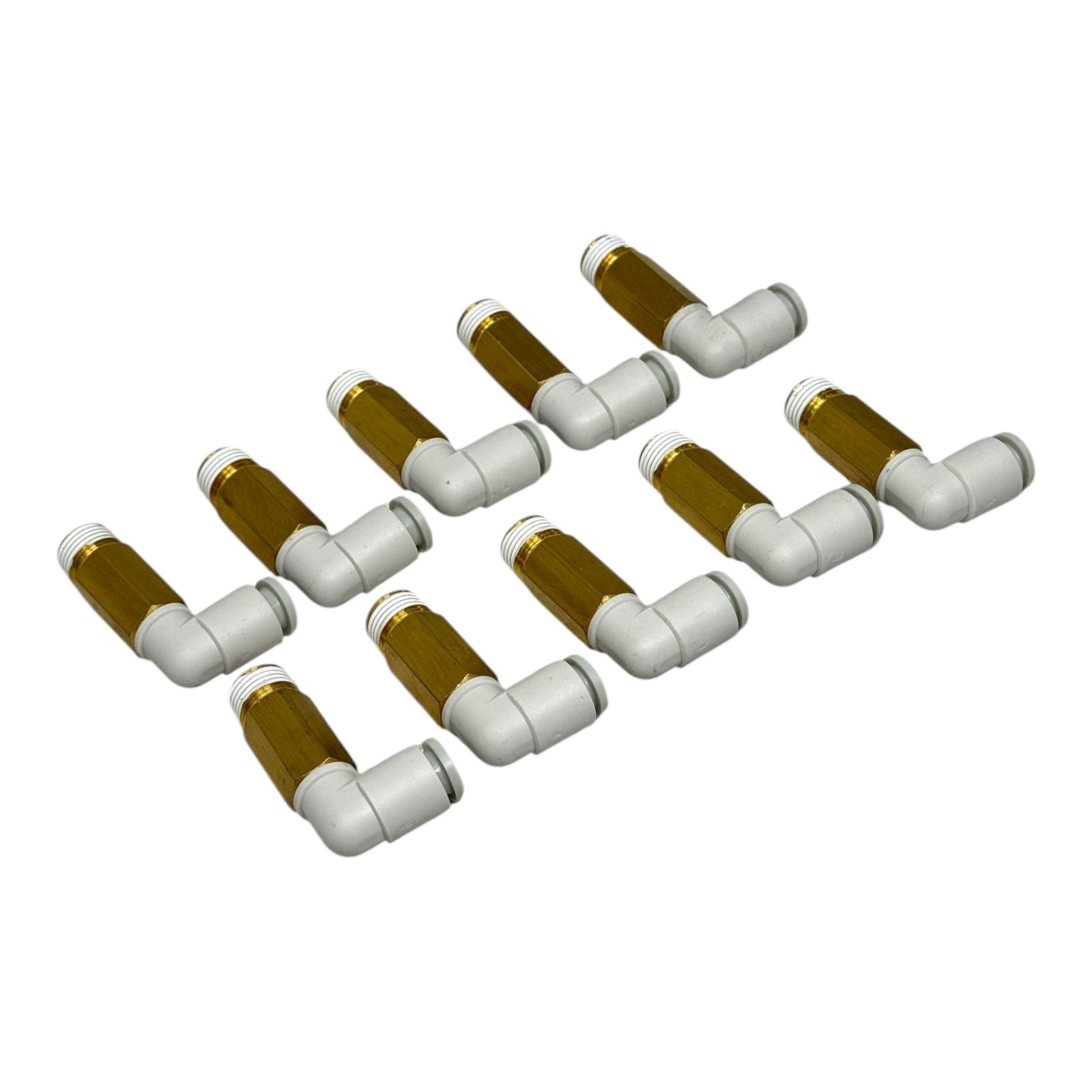 10x SMC KQ2W06-01AS Winkelverschraubung 6 mm–R1/8” Pneumatik Fitting