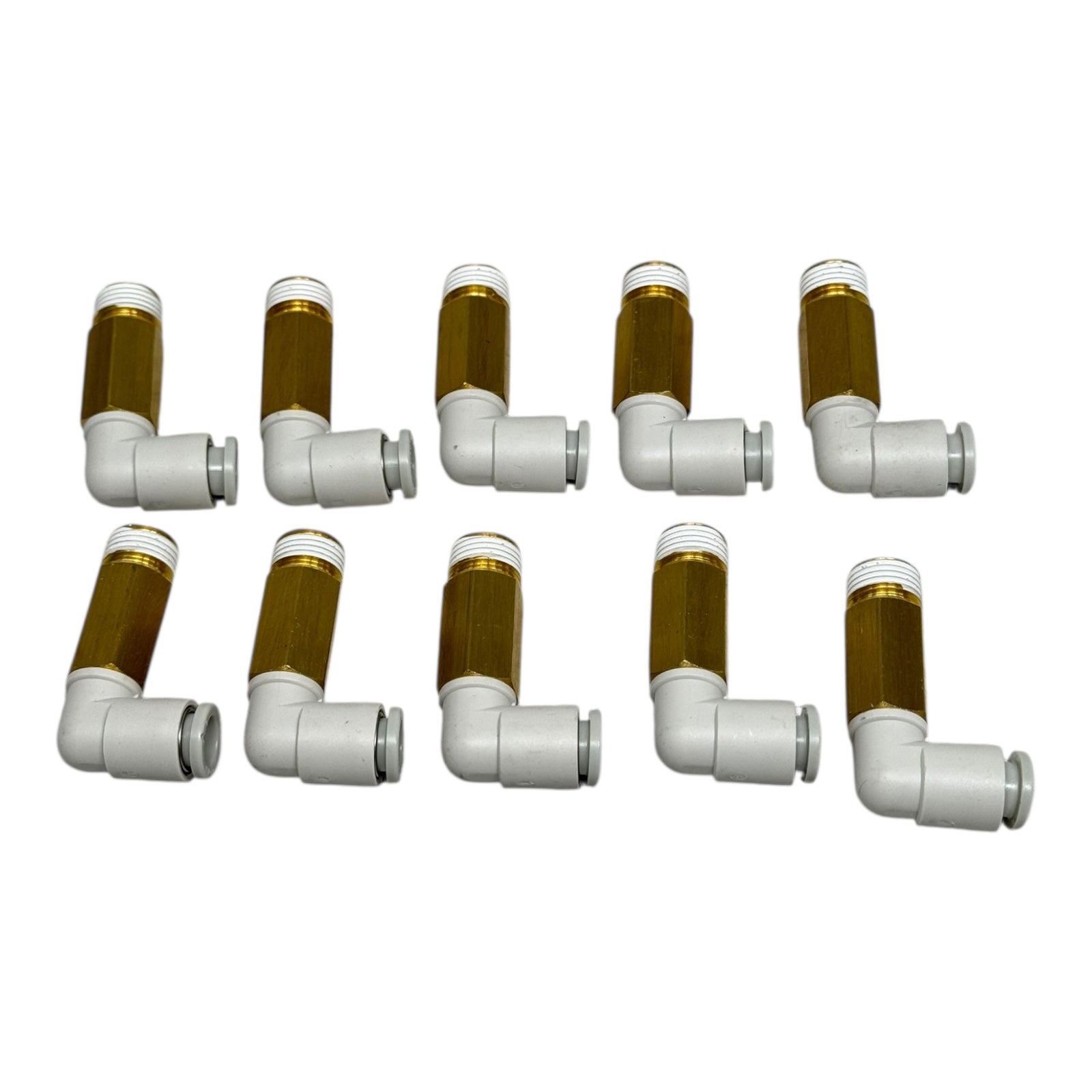 10x SMC KQ2W06-01AS Winkelverschraubung 6 mm–R1/8” Pneumatik Fitting